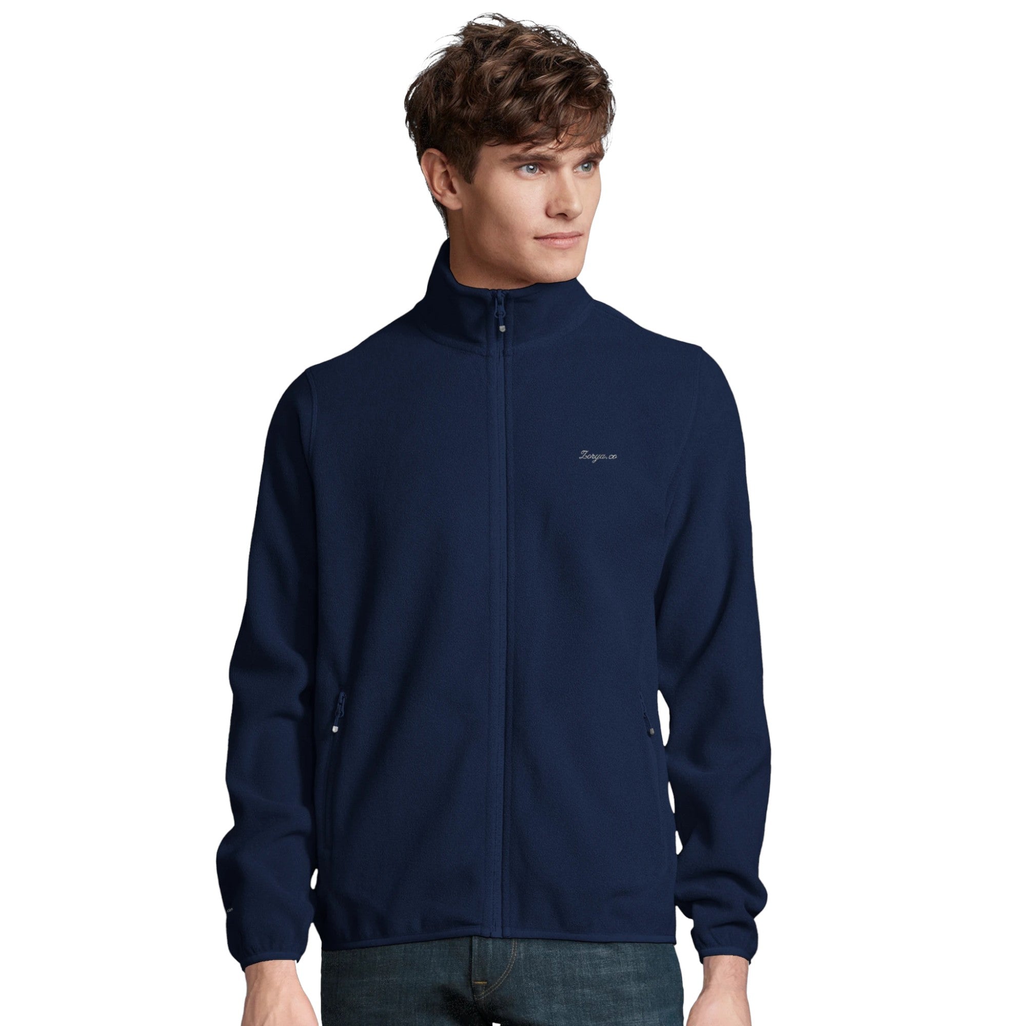 Men's Microfleece Zip Jacket With 100% recycled polyester | SOL'S Factor Men 03823 Zorya